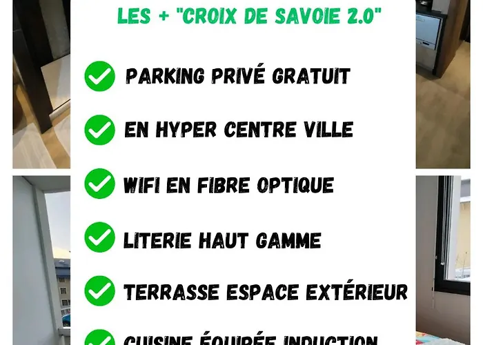 Magnifique 3 Etoiles En Hyper Centre Avec Place Privee Daire Aix-les-Bains